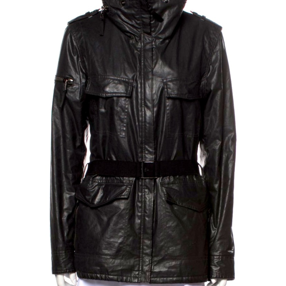 SAM. black jacket with belt